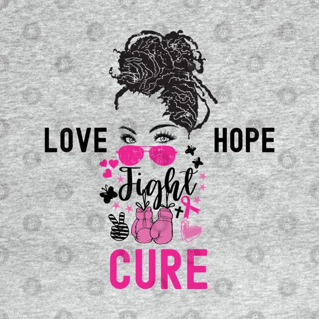 Love Hope Cure, Breast Cancer Awareness by Cor Designs